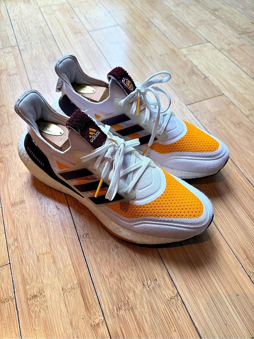 adidas Ultraboost 21 Arizona State Sun Devils ASU Sneakers Men's 10